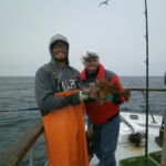Wyatt P. and Marcy D. with a tagged Copper Rockfish (Sebastes caurinus) Wyatt P. and Marcy D. with a tagged Copper Rockfish (Sebastes caurinus) caught on a CCFRP trip