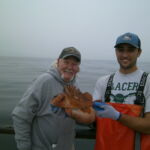 Mike B. and Chandler S.H. with a Copper Rockfish (Sebaste caurinus) Mike B. and Chandler S.H. with a Copper Rockfish (Sebaste caurinus) caught on a CCFRP trip