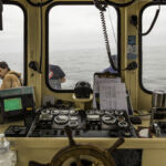 The wheelhouse of the F/V Fiesta The wheelhouse of the F/V Fiesta