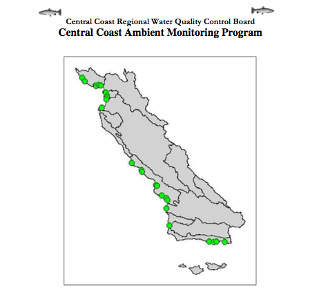 Central Coast Ambient Monitoring Program - 1998 Coastal Confluences Sediment Chemistry Assessment