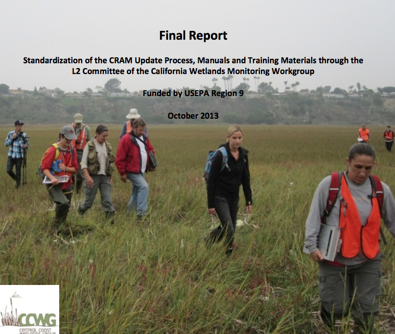 CRAM - Standardization of the Update Process, Manuals and Training Materials