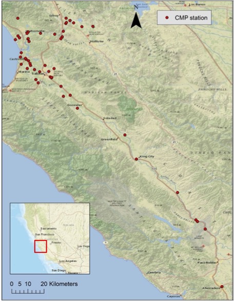 Evaluation of agricultural management practices and water quality in the lower Salinas and Pajaro Valleys