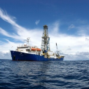 JOIDES Resolution at Sea