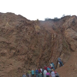 Radiolarian Chert Outcrop in the Marin Headlands