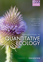 Introduction to quantitative ecology: mathematical and statistical modelling for beginners