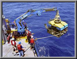 Deploying ROV Jason II