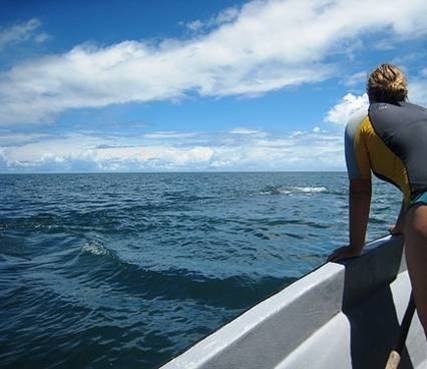 Mariah on Whale Lookout in Fiji