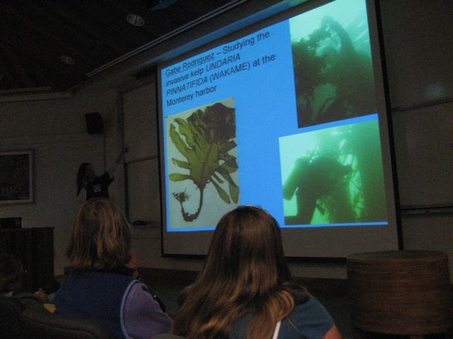 Dr. Diana Stellar shared the ins and outs of scientific diving at last year's Open House
