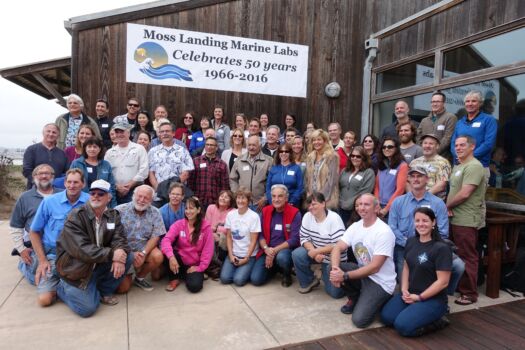 Here is the largest lab picture, the Ichthyology Lab. Too many faces to identify, but you know who you are. Photo by Lori Heilprin.