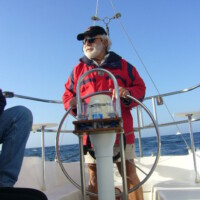 Greg at the helm Greg Cailliet